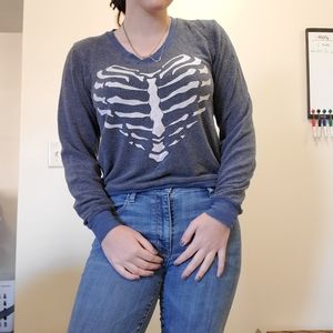 Wildfox Skeleton Sweater